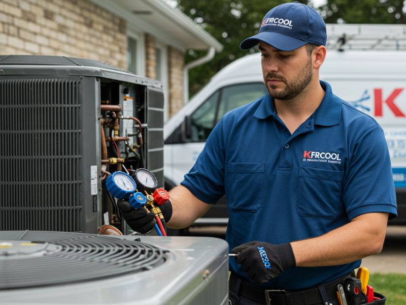 Professional air conditioning maintenance services near me in Gauteng - KFRCOOL expert technicians